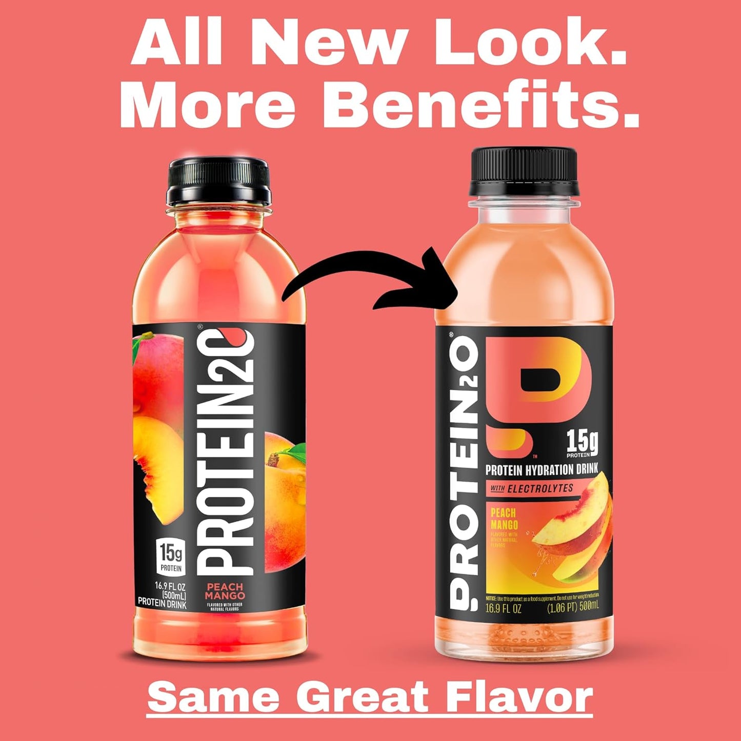 Protein2o Flavor Fusion Variety Pack, 15g Whey Protein Infused Water, 16.9 oz Bottle (Pack of 12)