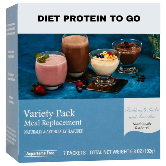 ProtiFit DPTG Variety Pack: High Protein Shake & Pudding, Keto Friendly, Gluten Free, Ideal Protein Compatible - 7 Flavors