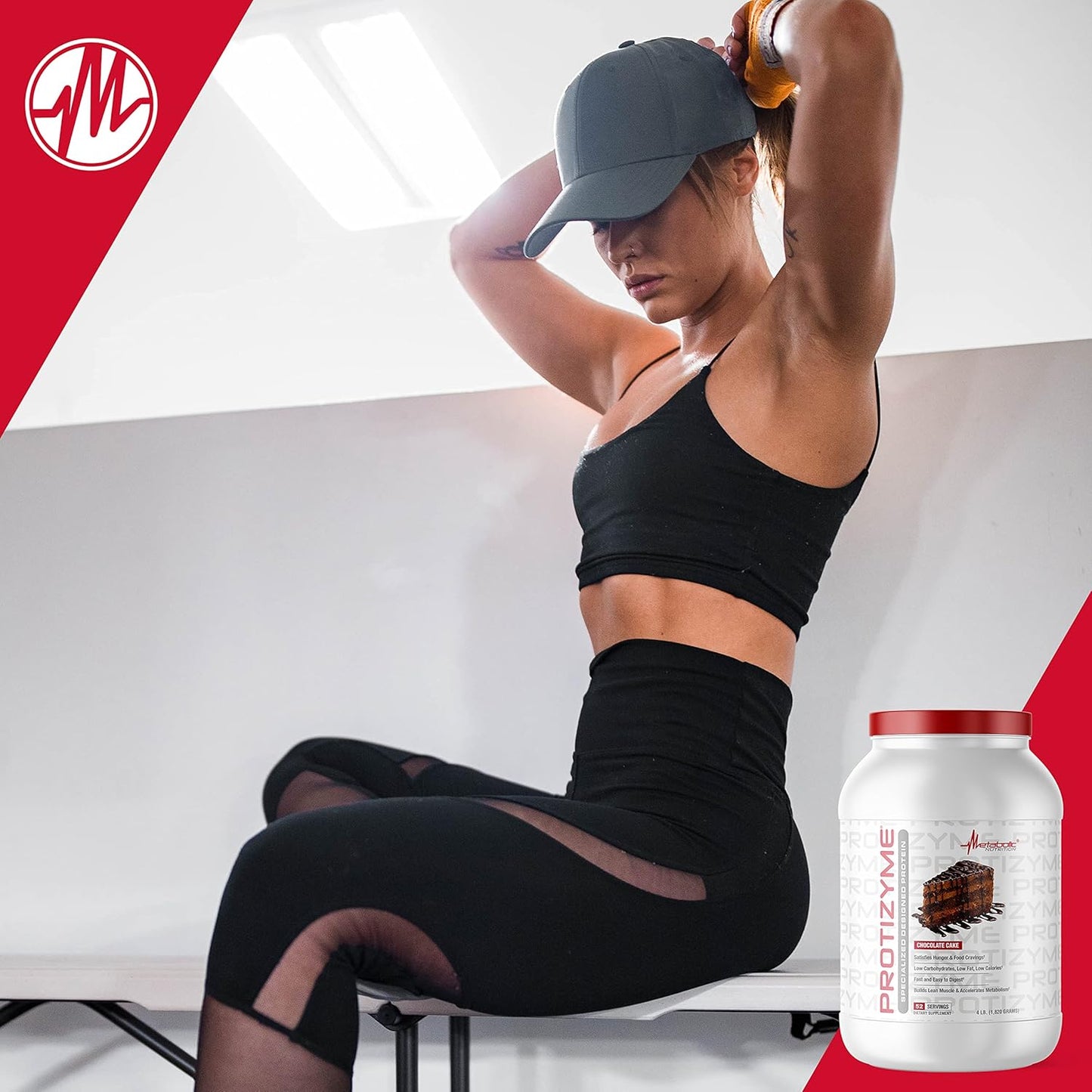 Protizyme 100% Whey Protein Powder with Digestive Enzymes, 24 Essential Vitamins & Minerals - High Protein, Low Carb, Low Fat - 4lb (52 Servings)