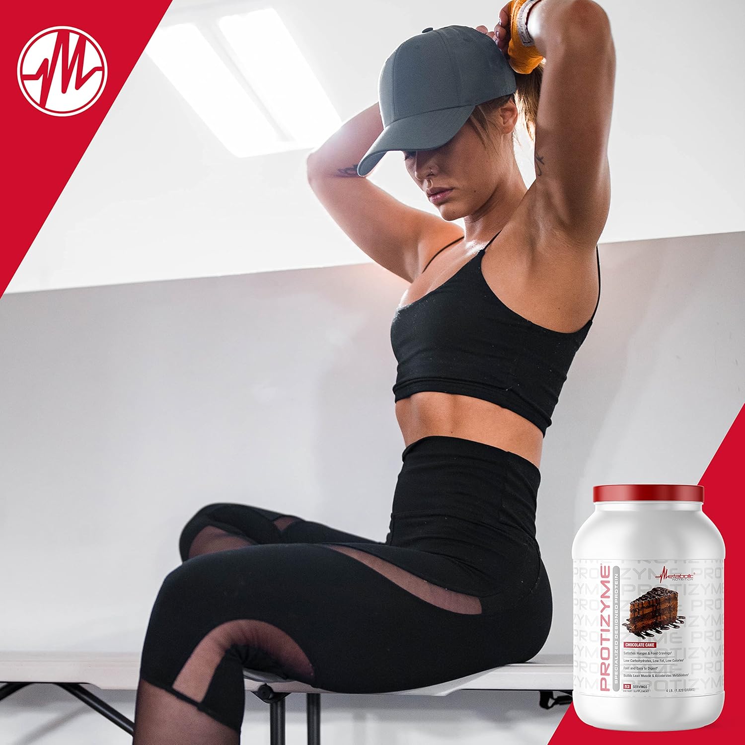 Protizyme 100% Whey Protein Powder with Digestive Enzymes, 24 Essential Vitamins & Minerals - High Protein, Low Carb, Low Fat - 4lb (52 Servings)