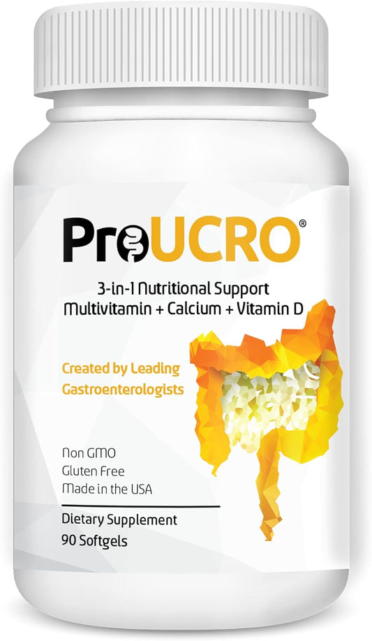 ProUCRO Gut Multivitamins Softgels: IBD Nutritional Support 30-Day Supply
