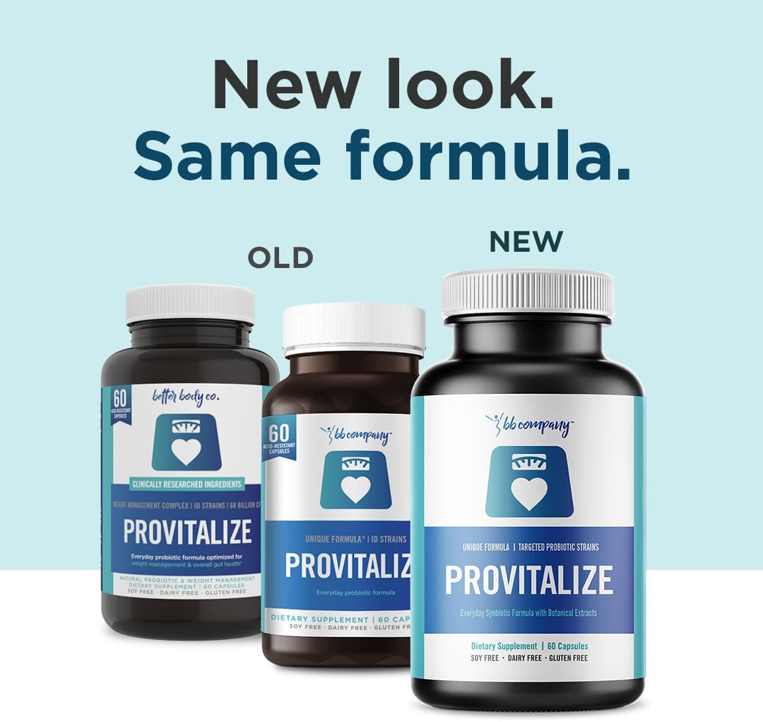 Provitalize Probiotics for Women and Menopause - Supports Joints, Digestion, and Midsection Curves with Turmeric, Curcumin, and Moringa - 60 Ct