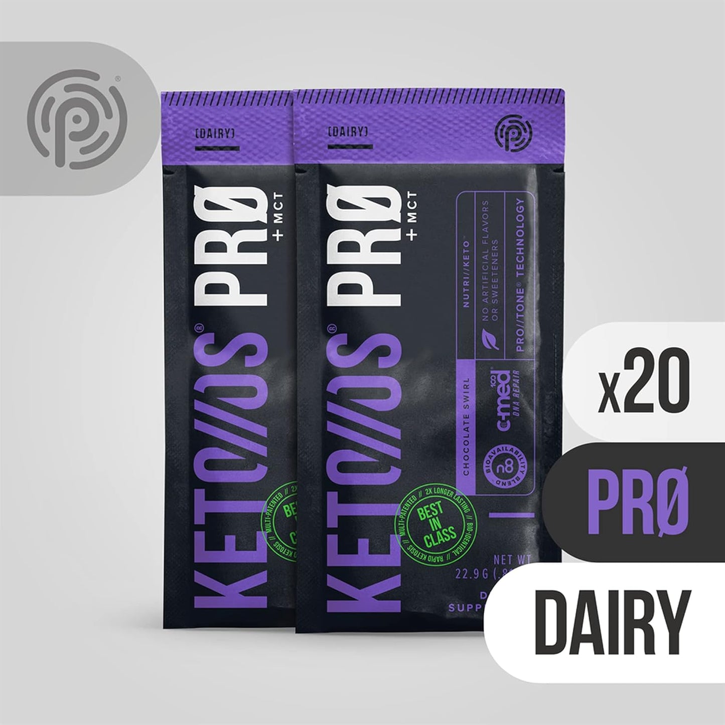 PRÜVIT OS Pro Chocolate Swirl - Advanced Formula for Ketosis Boost