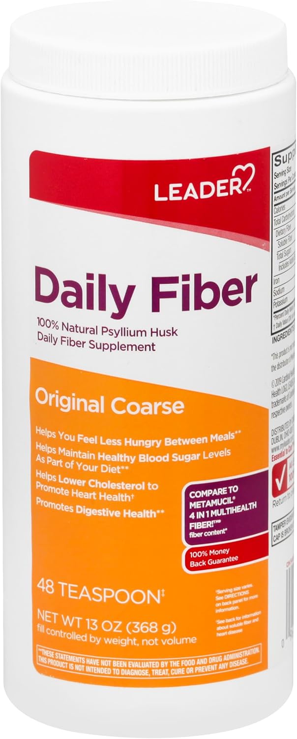 Psyllium Husk Powder Supplement for Digestive Health - 100% Natural, Plant Based Fiber - Gluten Free, Non-GMO - 13 OZ