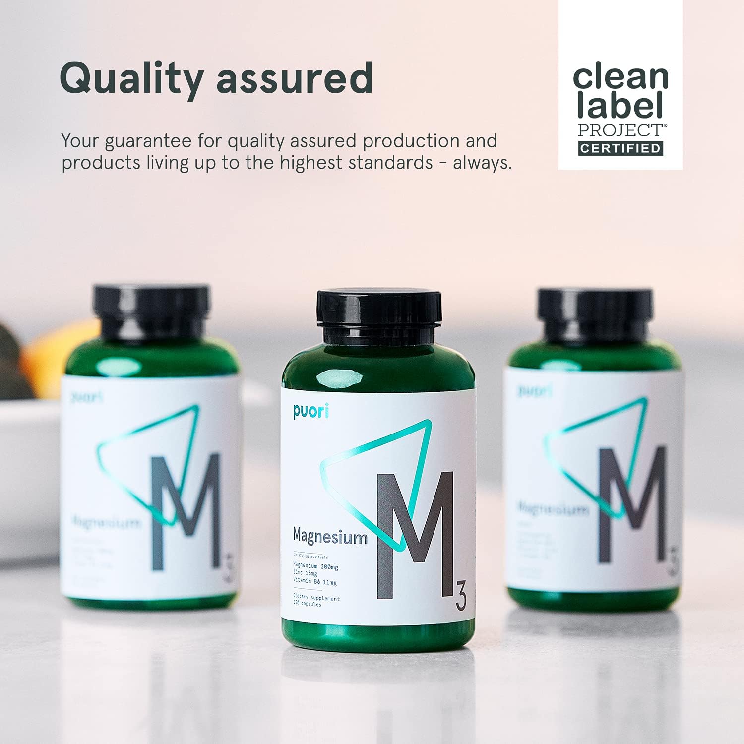 Puori Health Essentials Bundle Pack - 3 Bottles x 120 Capsules - Omega 3 Fish Oil, Magnesium, and Vitamin D3 - Purity Tested