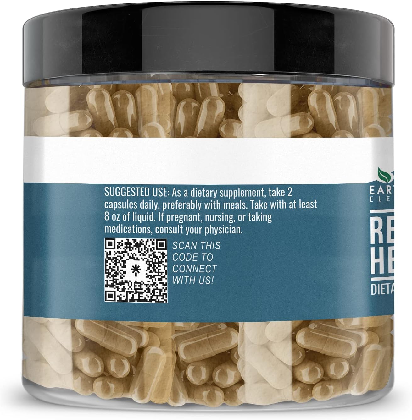 Pure Earthborn Elements Rehmannia Herb and Dong Quai Capsules, 400 Count, No Additives, Natural & Undiluted