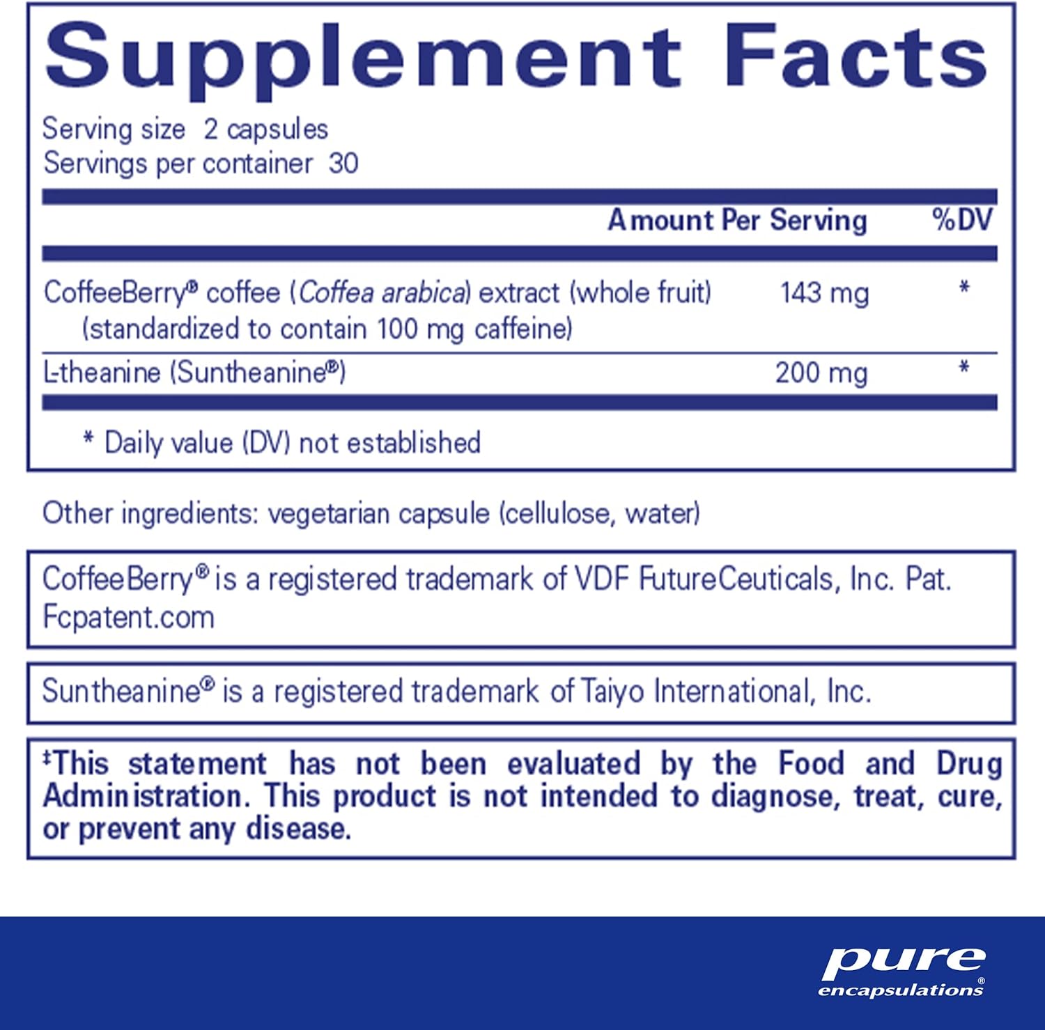 Pure Encapsulations CaffPhenol Capsules - Balanced Energy & Cognitive Support with Coffeeberry Extract & Theanine - 60 Count