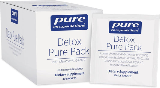 Pure Encapsulations Detox Pure Pack with Metafolin L-5|MTHF - 30 Daily Packets