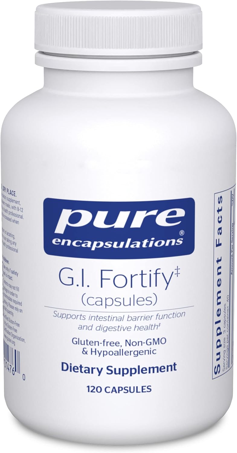 Pure Encapsulations G.I. Fortify Capsules - Promotes G.I. Health and Detox - 120 Count