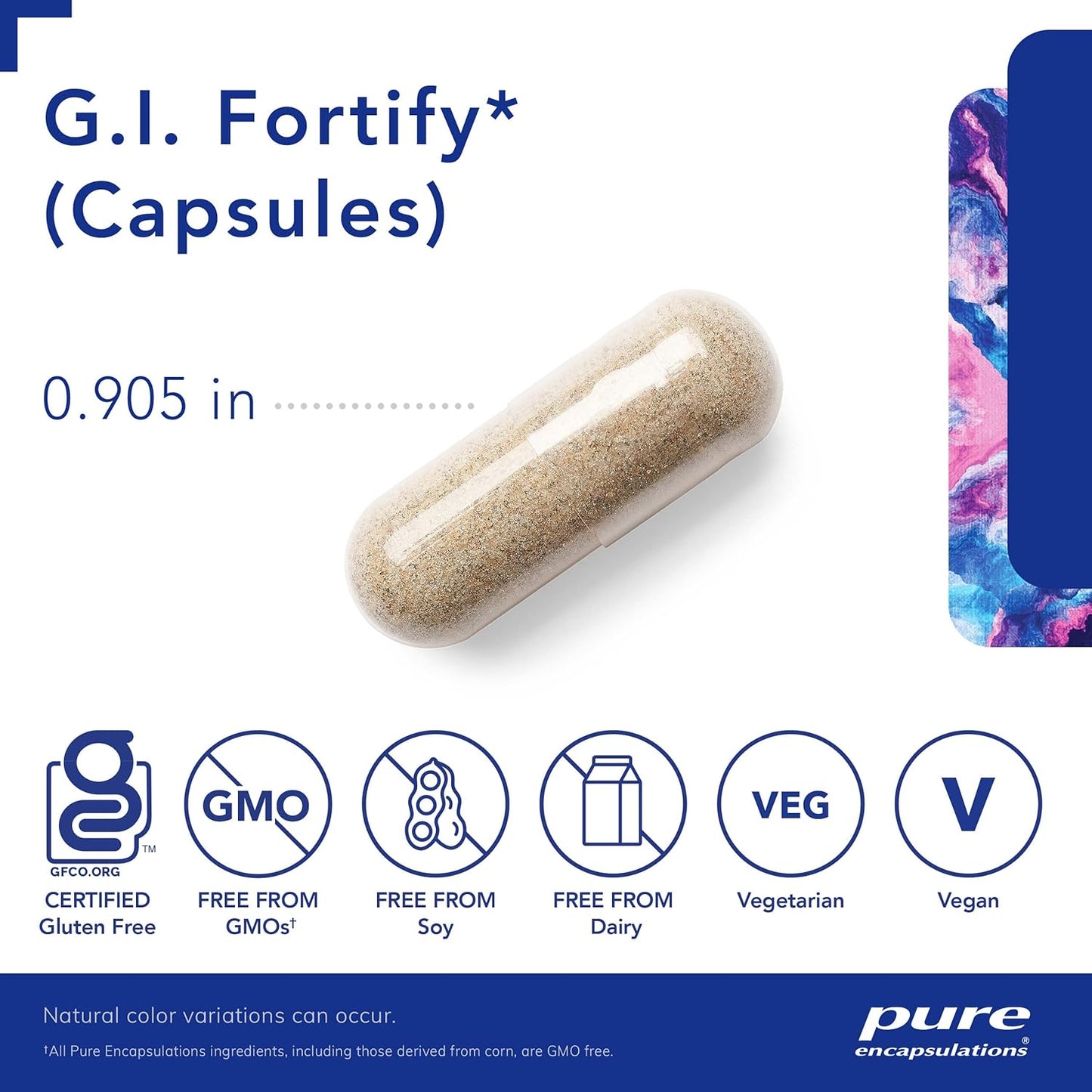 Pure Encapsulations G.I. Fortify Capsules - Promotes G.I. Health and Detox - 120 Count