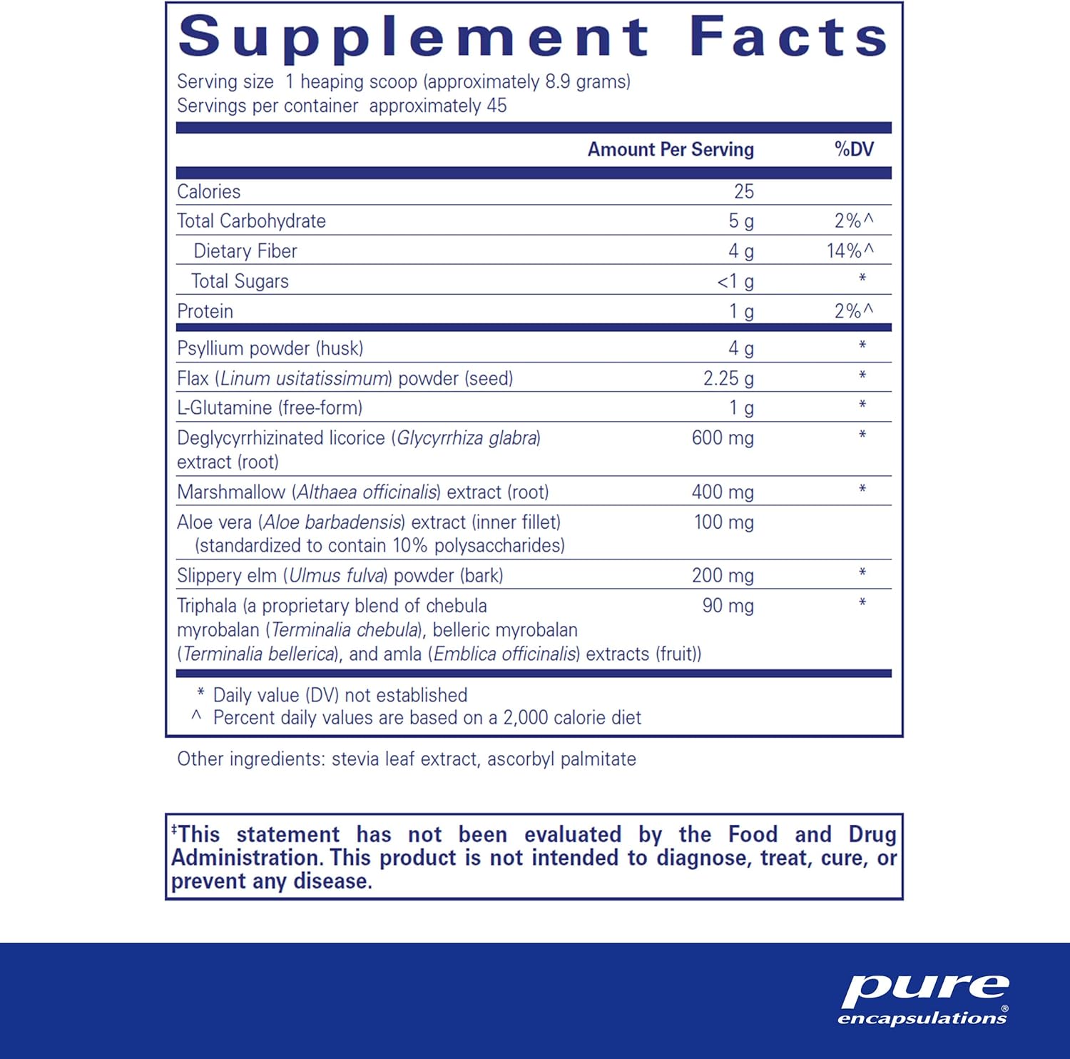 Pure Encapsulations G.I. Fortify with Slippery Elm Bark - 14.1 Oz - Supports G.I. Tract Health, Microflora Balance, and Detoxification