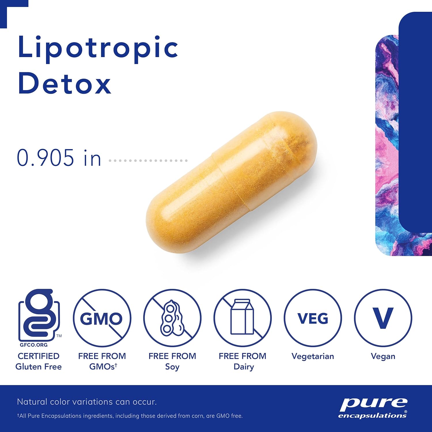 Pure Encapsulations Lipotropic Detox 120 Capsules - Liver Function & Detox Support Supplement
