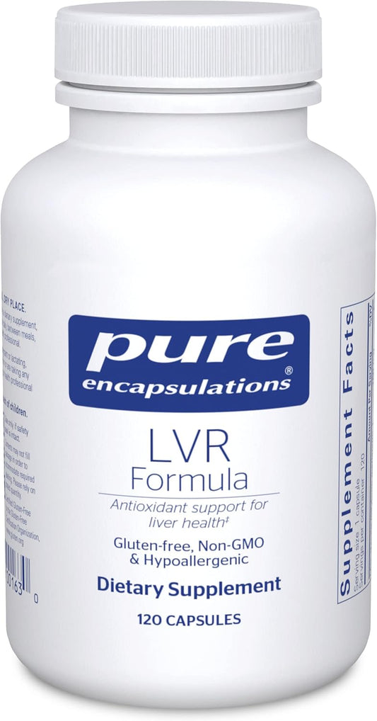 Pure Encapsulations LVR Formula: Antioxidant Support for Liver Cell Health - 120 Capsules, Hypoallergenic