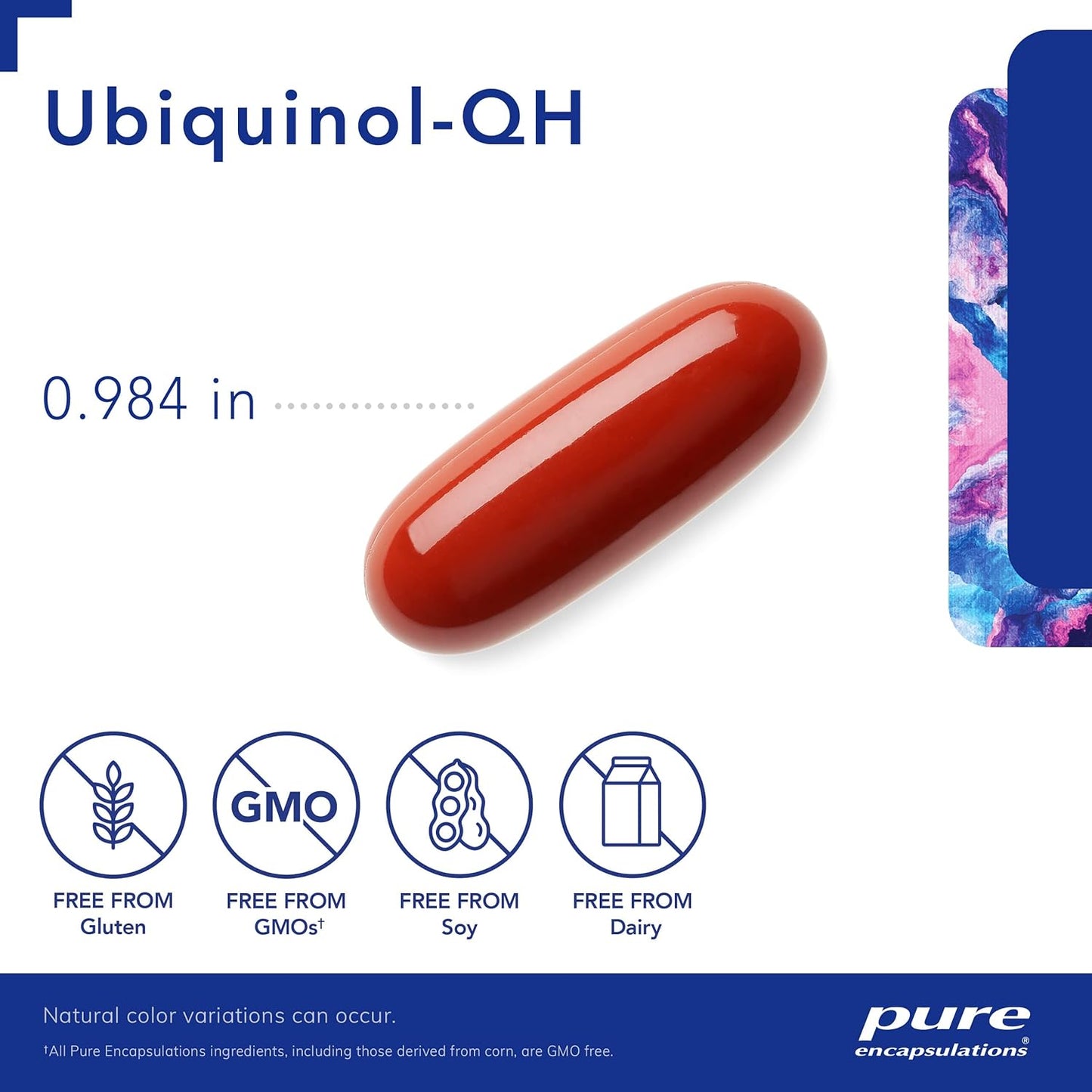 Pure Encapsulations Ubiquinol-QH 100mg CoQ10 Softgel Capsules for Energy & Heart Health - Coenzyme Antioxidant Supplement