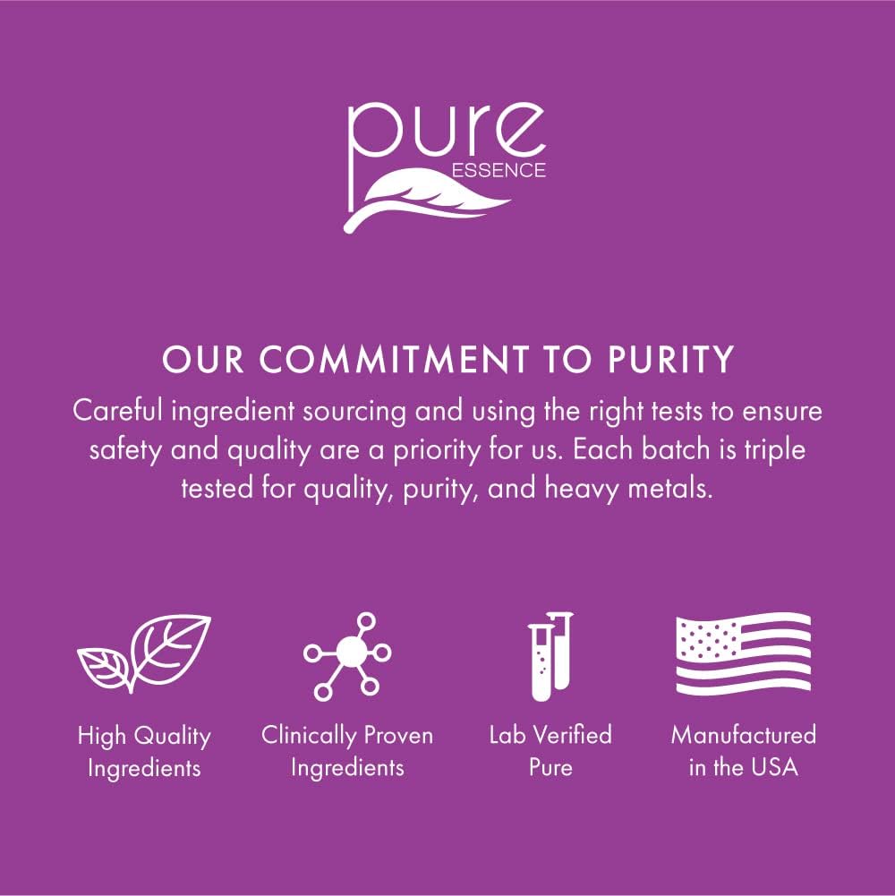 Pure Essence Labs AllerFree: Natural Non Drowsy Allergy Support for Seasonal Allergies - 60 Capsules with Enzymes and Herbs