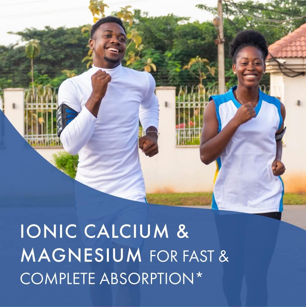 Pure Essence Labs Ionic Fizz Calcium Plus - Orange Vanilla Flavor - Essential Vitamins and Minerals for Strong Bones - 14.82 oz