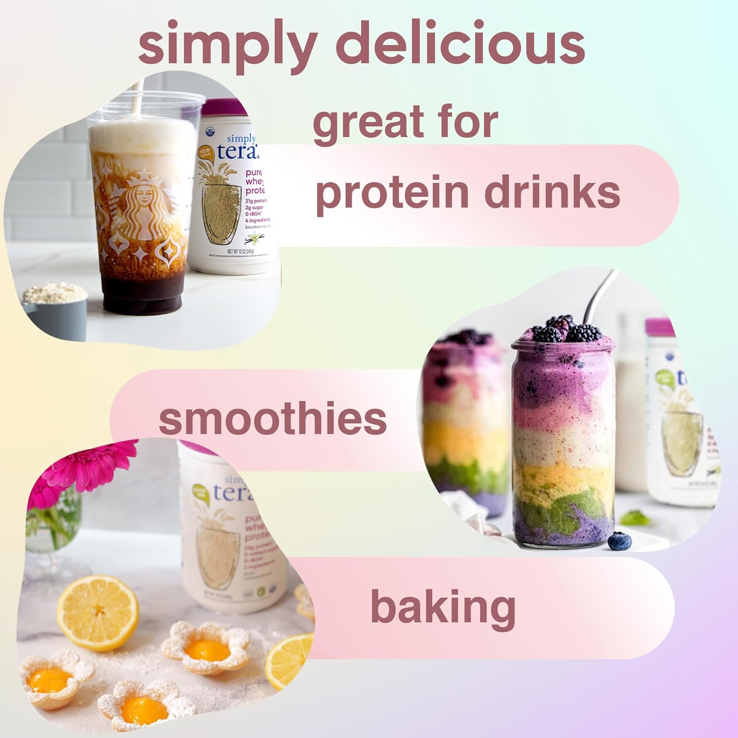 Pure Grass Fed Whey Protein Powder - Unsweetened, Non-GMO, Kosher - 12 Oz