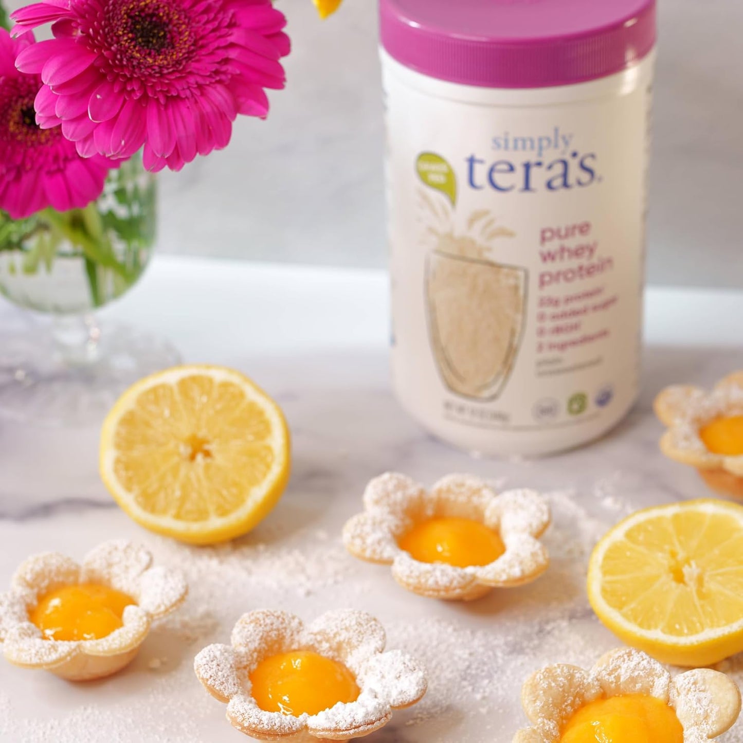 Pure Grass Fed Whey Protein Powder - Unsweetened, Non-GMO, Kosher - 12 Oz