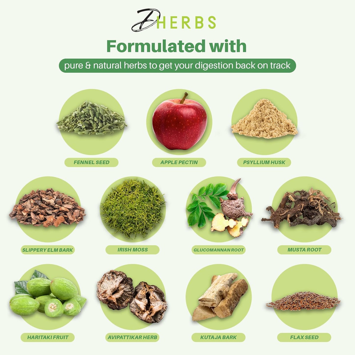 Pure Herb Intestinal Cleanse Capsules - 100 Vegetarian Digestive System Cleansing Supplement for Gut Wellness - Colon Cleanse Support