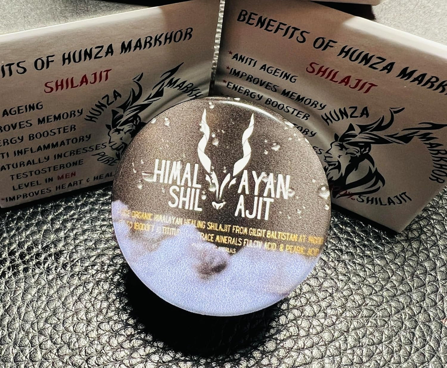 Pure Himalayan Organic Shilajit Resin - 600mg Maximum Potency with 85+ Trace Minerals & Fulvic Acid