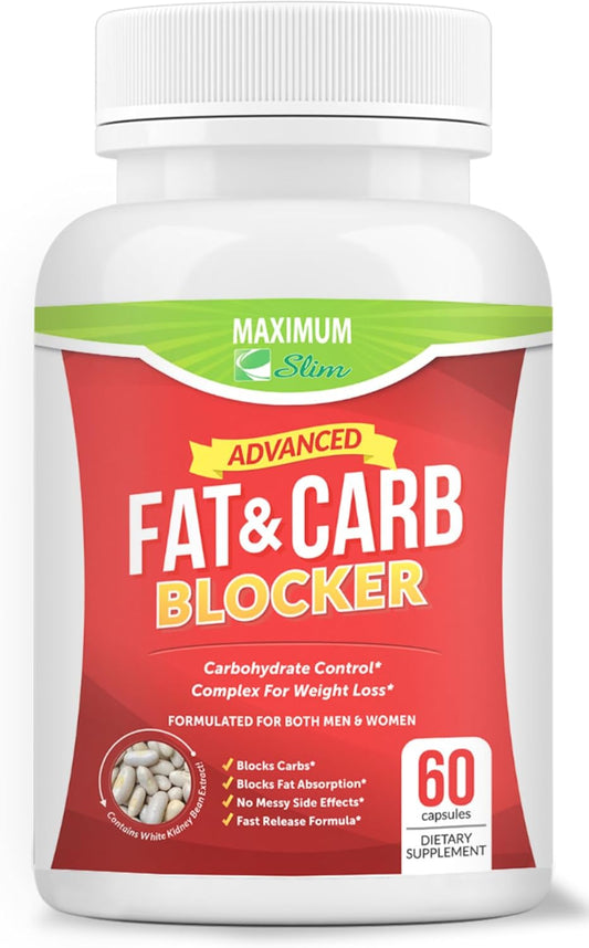 Pure Kidney Bean Extract for Weight Loss and Appetite Suppression - Maximum Slim Fat & Carb Blocker