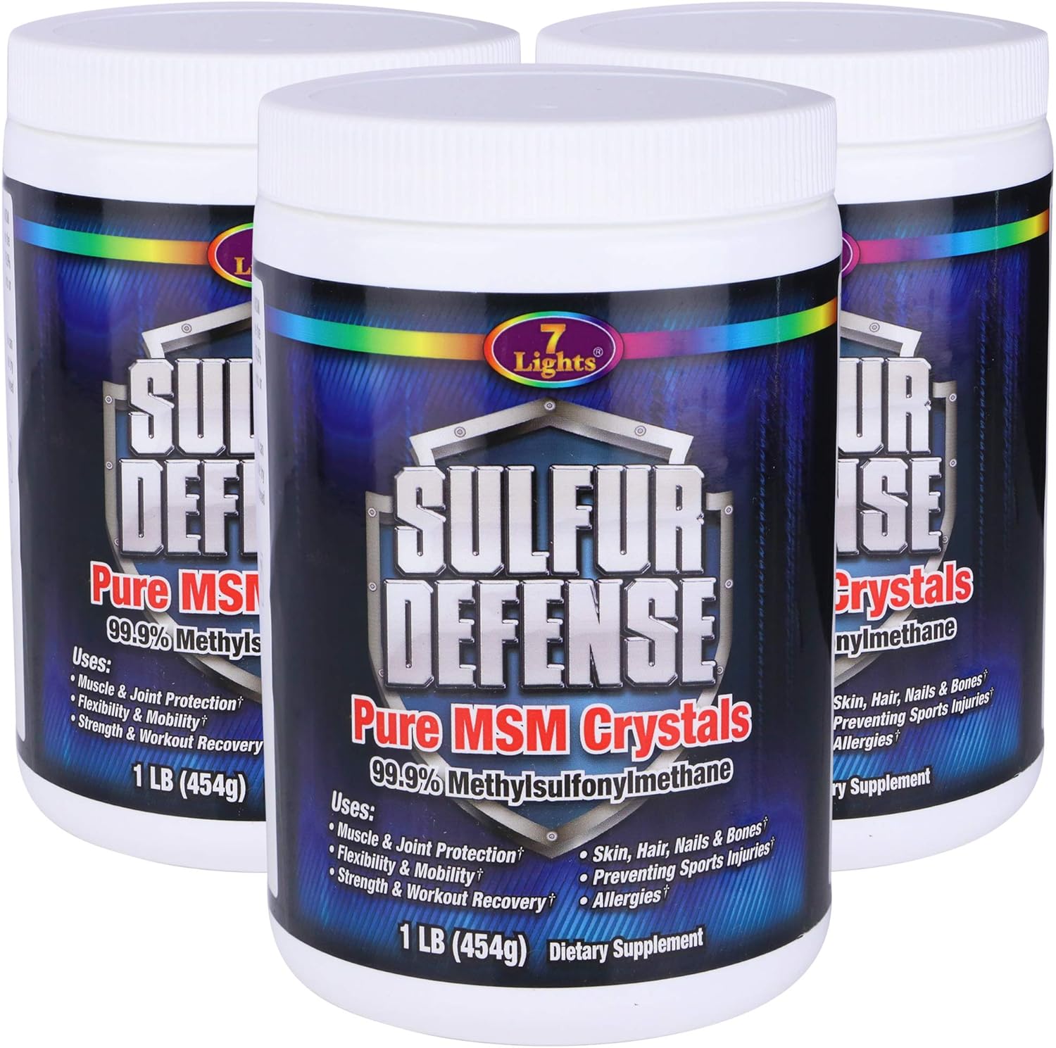 Pure MSM Powder - Organic Sulfur Defense Opti-MSM Crystals - Vegan, Gluten-Free - Immune System & Joint Support