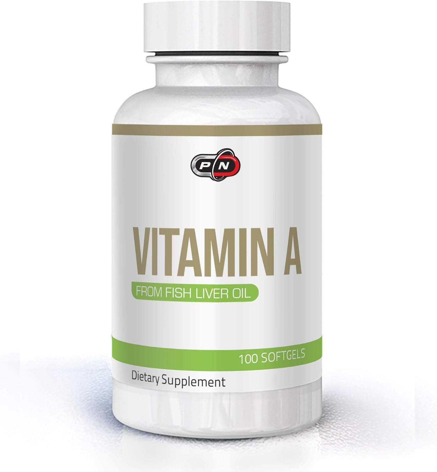 Pure Nutrition Vitamin A 10000 iu 3000 mcg Softgels from Fish Liver Oil - Immune System, Vision, Bones - Non GMO Retinyl Palmitate Supplement