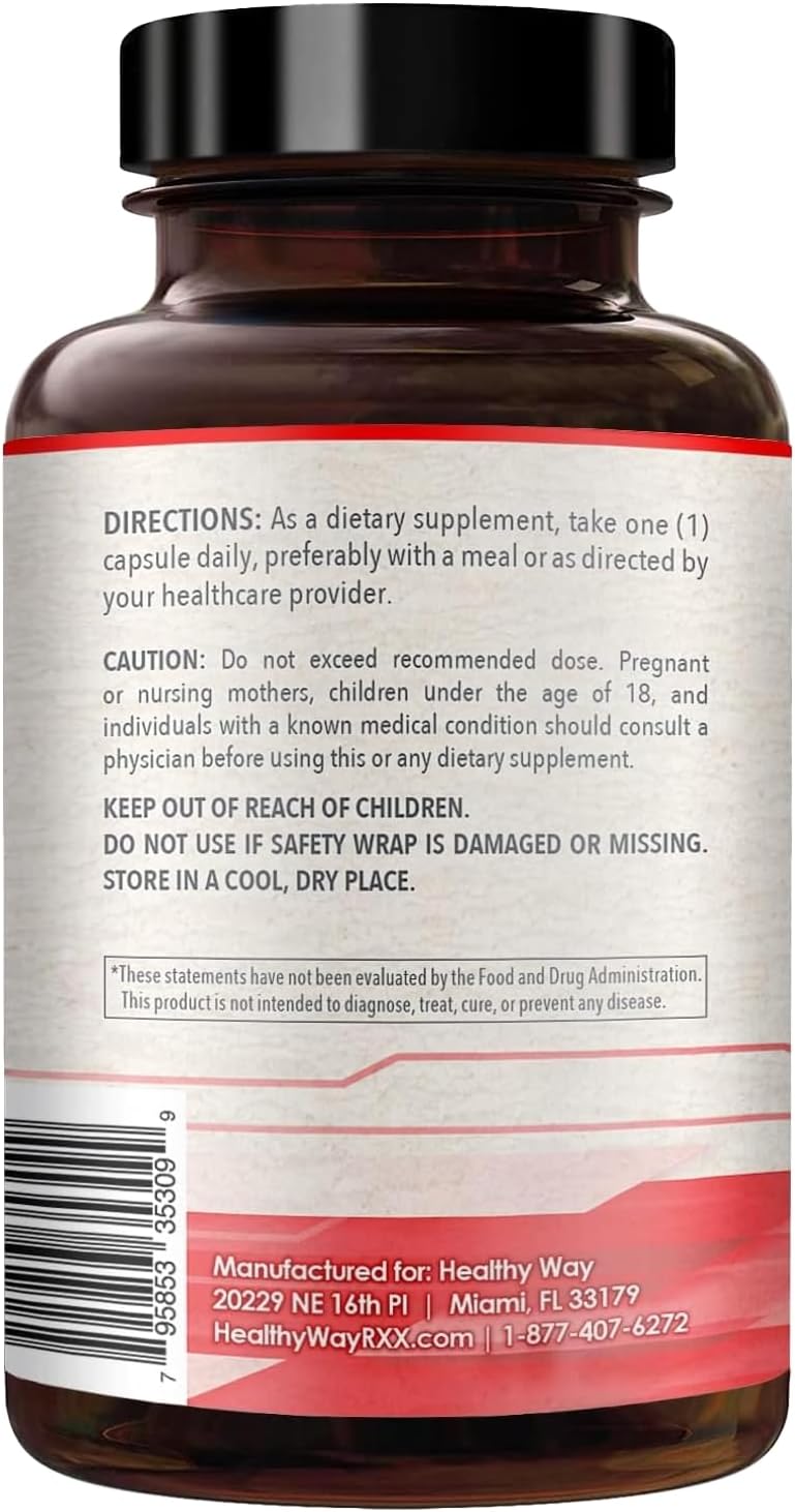 Pure Quercetin 500mg Supplement - 200 Capsules - Cardiovascular Health Support
