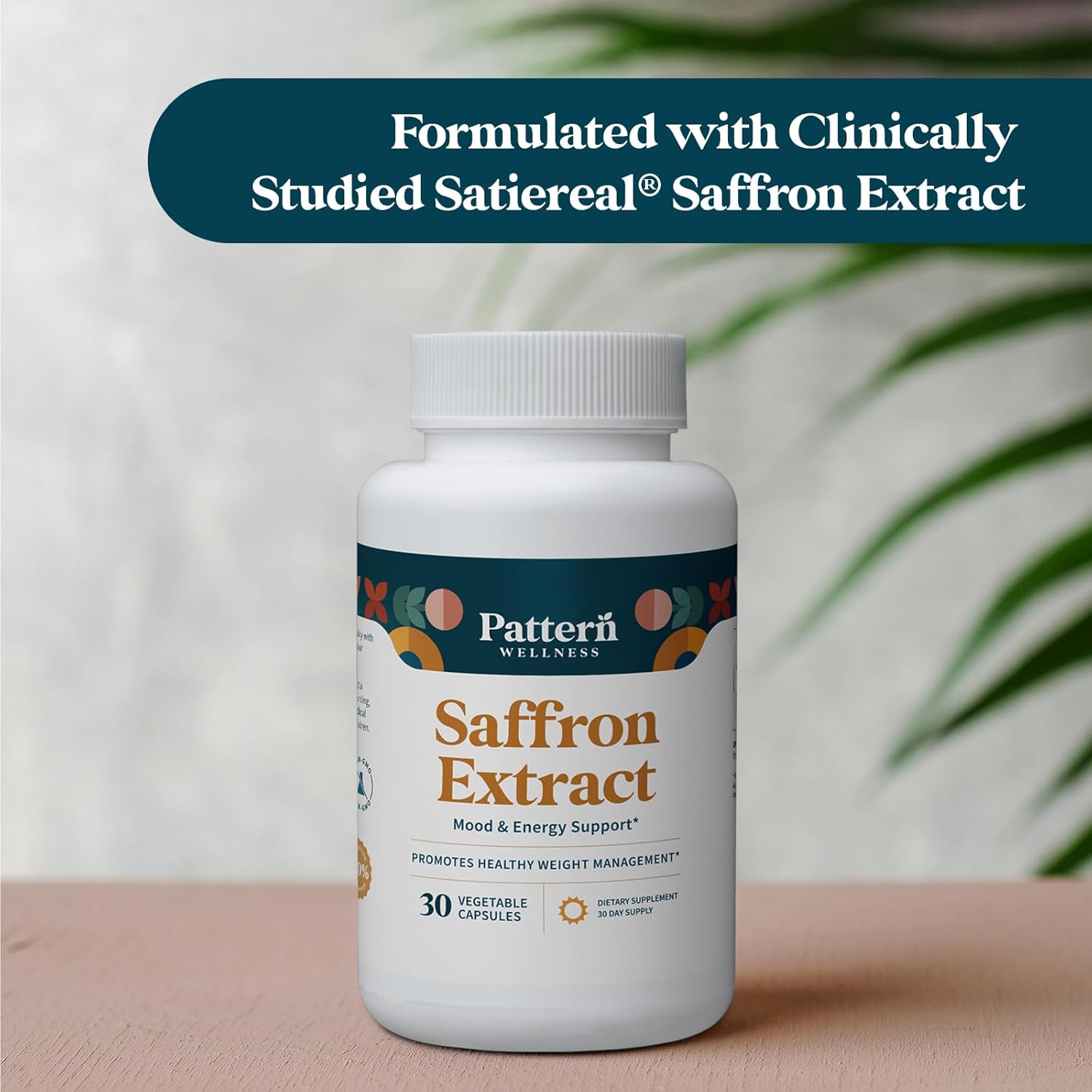 Pure Saffron Extract Capsules for Mood, Energy, and Appetite - Non-GMO, Gluten-Free - 30 Vegetarian Capsules