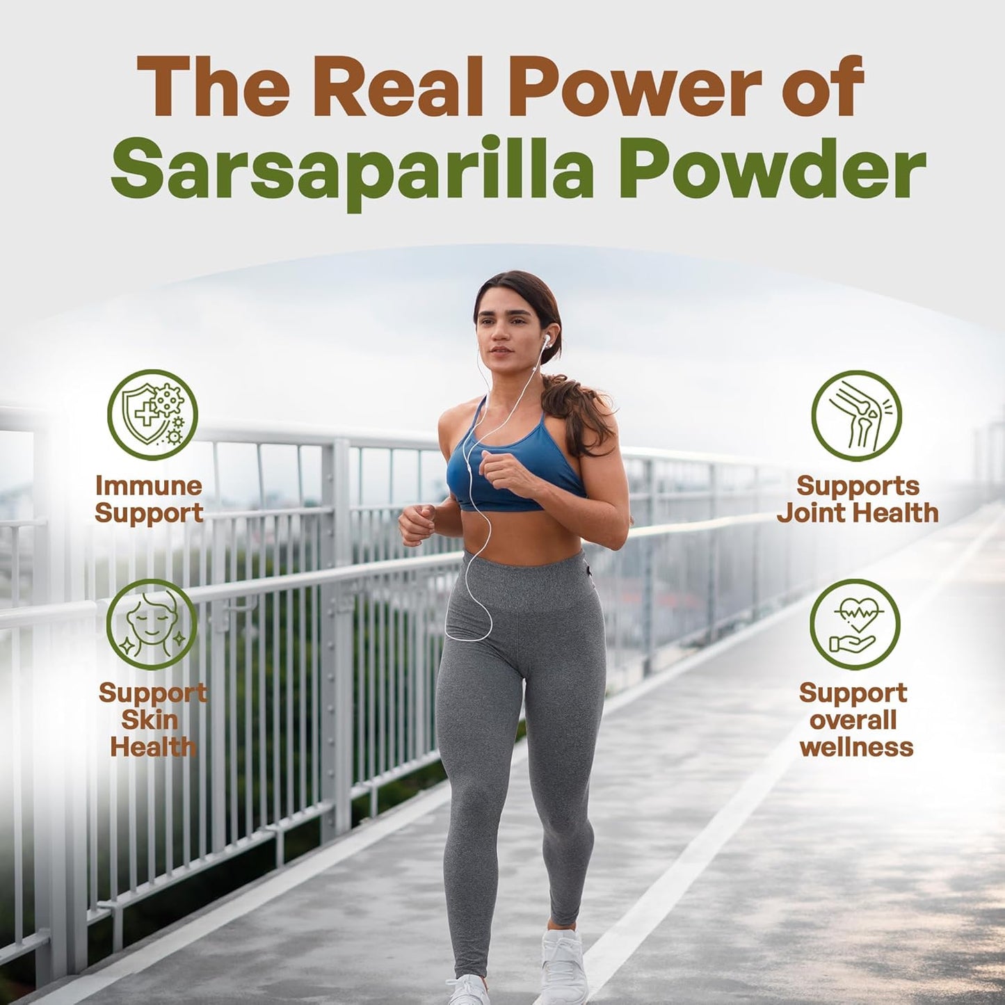Pure Smilax Sarsaparilla Root Extract Powder - Potent 10:1 Strength Herbal Supplement