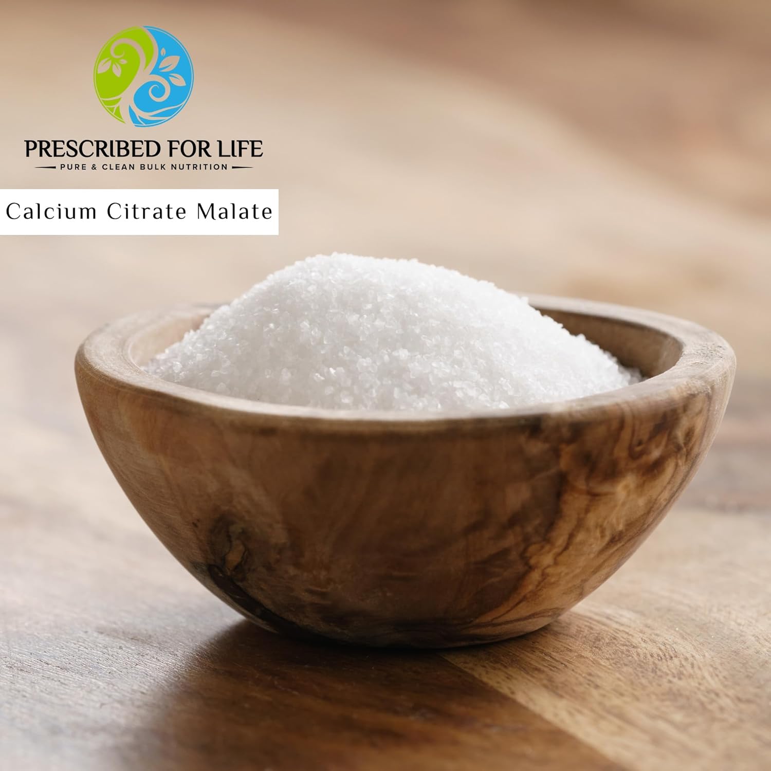 Pure Vegan Calcium Citrate Malate Powder for Bone and Cardiovascular Health - Easy Absorption, Non GMO, Additive Free - 1kg