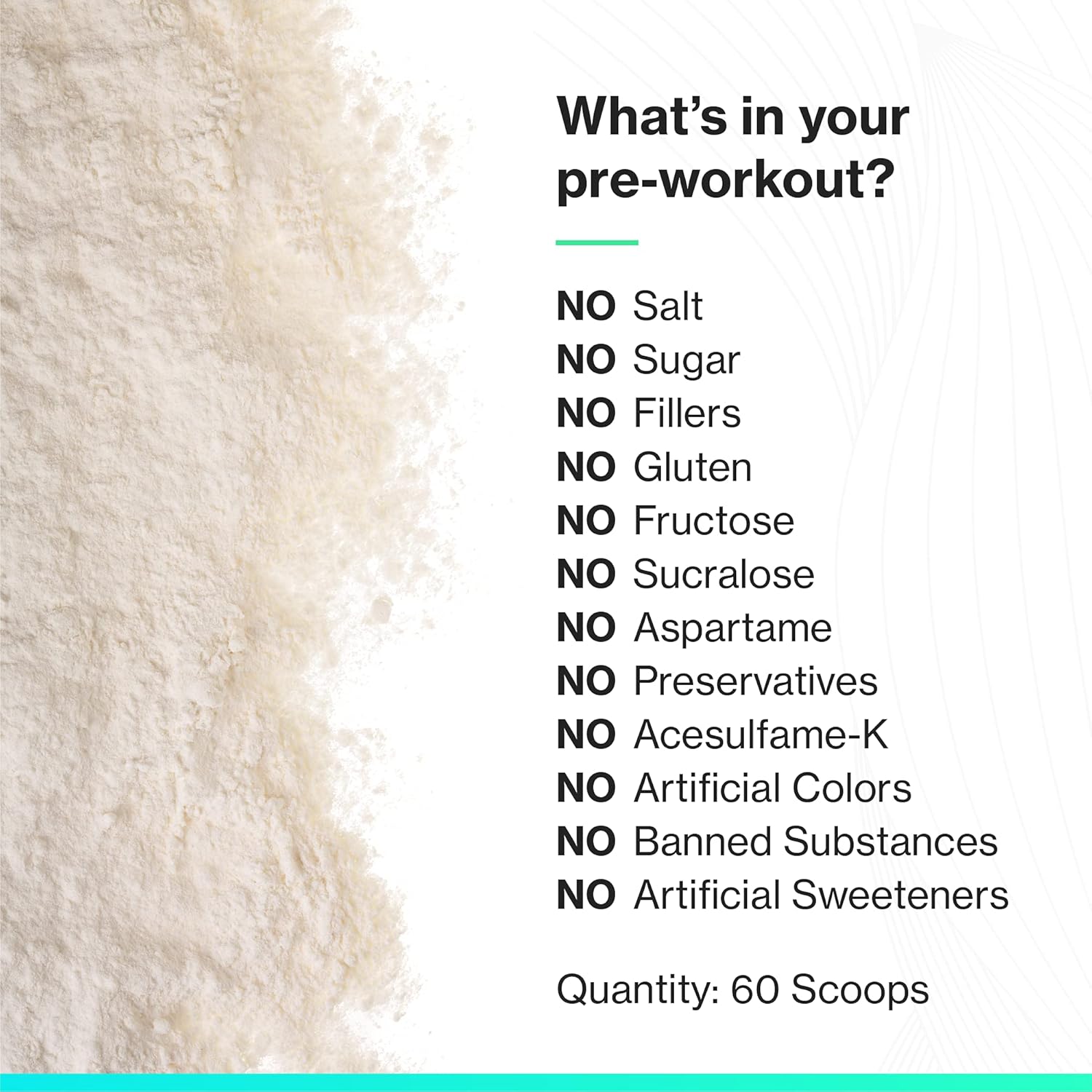 PurePump All-Natural Pre-Workout Powder - Boost Energy, Focus, and Endurance with Citrulline and Beta Alanine - Paleo, Keto, Vegan - Unflavored - 30 Servings