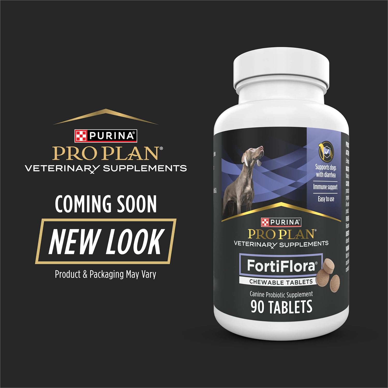 Purina Pro Plan Veterinary Diets FortiFlora Chewable Dog Probiotic Supplement - 90 Tablets