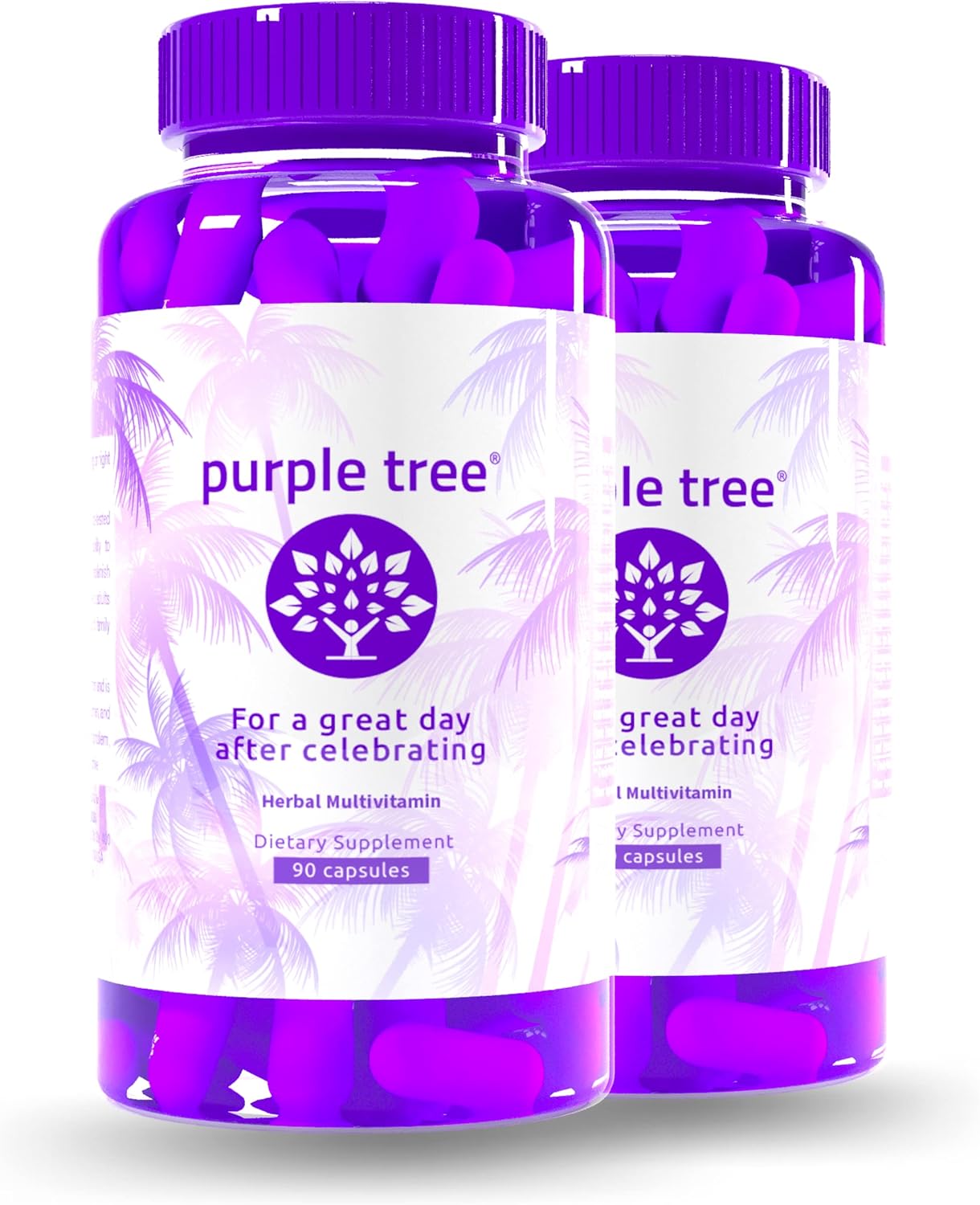Purple Tree Liver Support & Hydration Supplement with DHM, Milk Thistle, Electrolytes, Vitamin B - 180 Pills