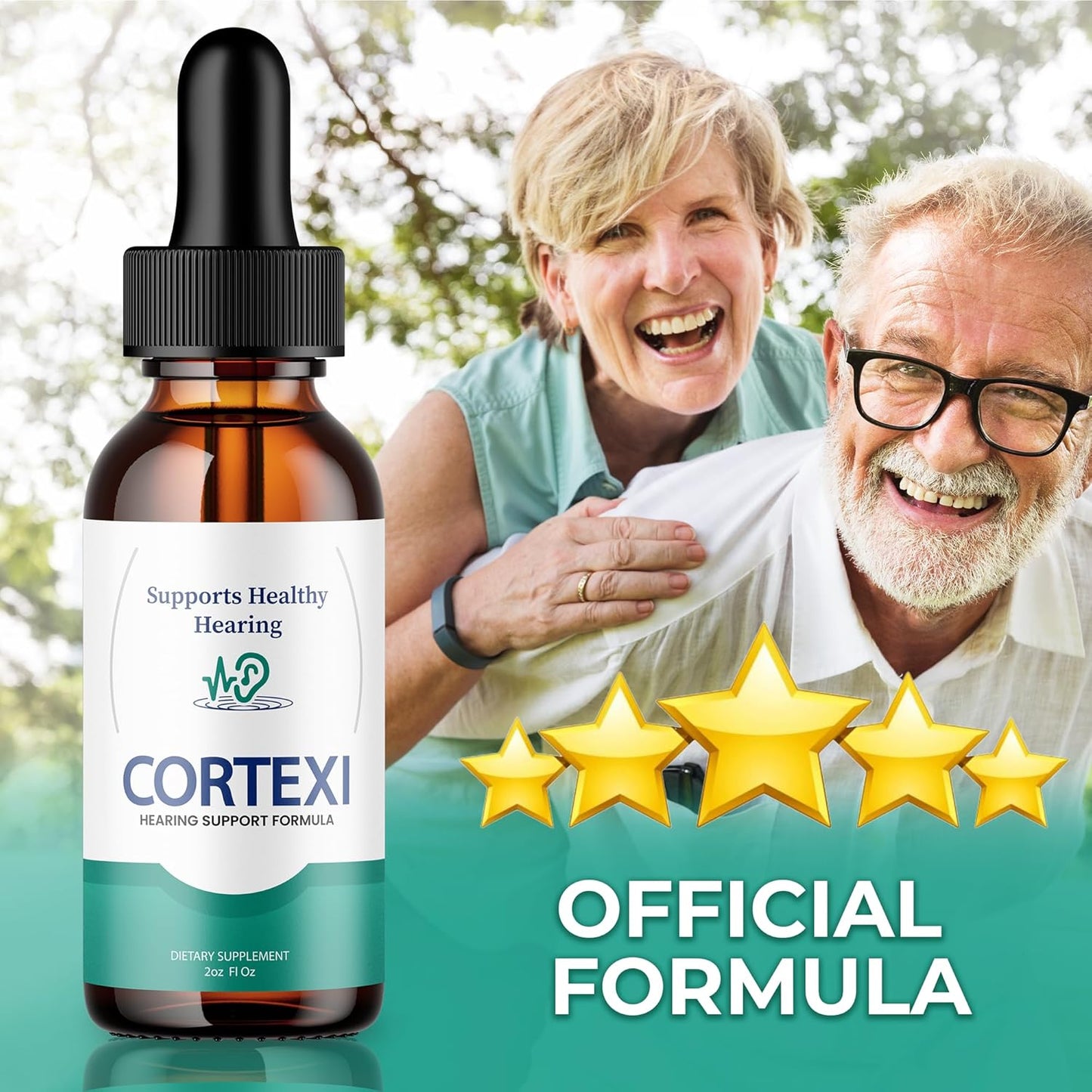 Purvia Cortexi Tinnitus Treatment Drops with Chromium, Grape Seed, Astragalus, Maca Root - Hearing Support Supplement for Ringing Ears