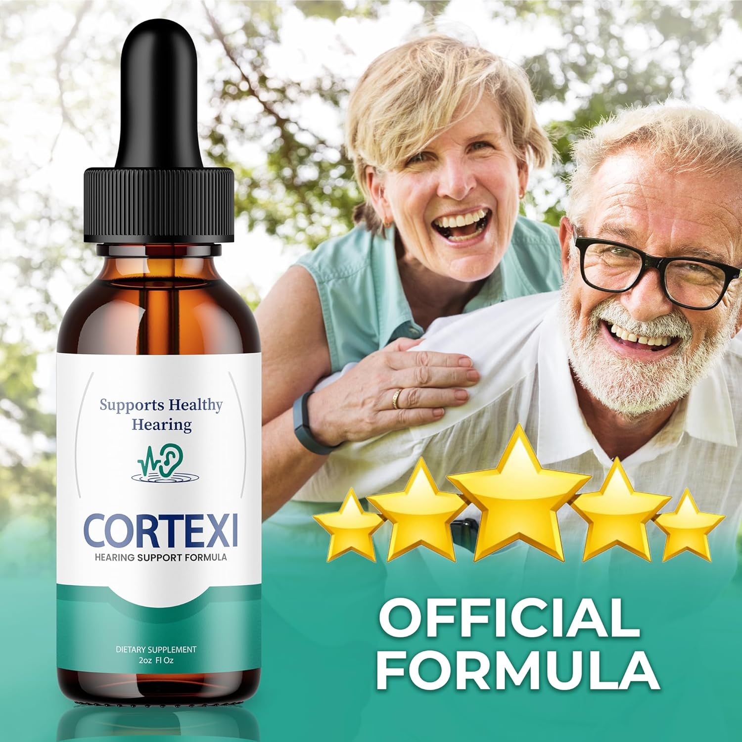 Purvia Cortexi Tinnitus Treatment Hearing Support Drops with Chromium, Grape Seed, Astragalus, Maca Root - Ringing Ears Relief Supplement (6oz)