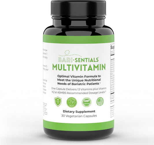 R-Kane Barisentials Bariatric Multivitamins: Essential Post-Op Support for Gastric Procedures - 30 Vegetarian Capsules