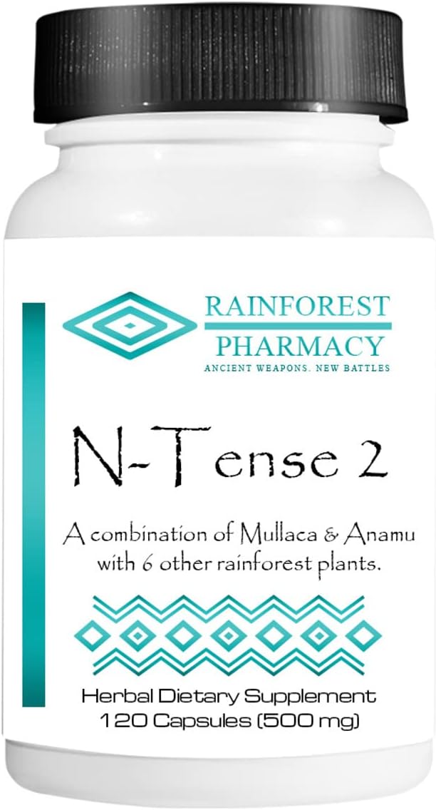 Rainforest Pharmacy N-Tense (2) - 120 Vegetarian Capsules, 650 mg Formula