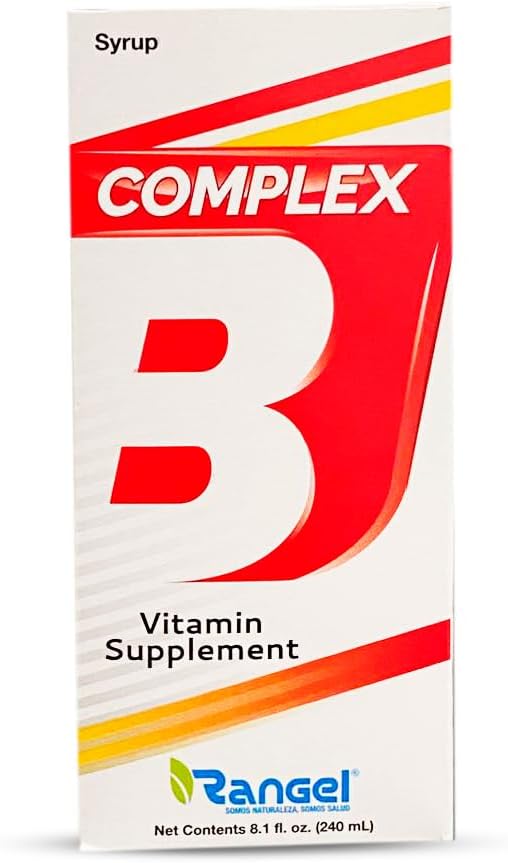 Rangel Complejo B Vitamin Supplement Liquid, 8.1 Fl Oz, Single Pack, Yellow