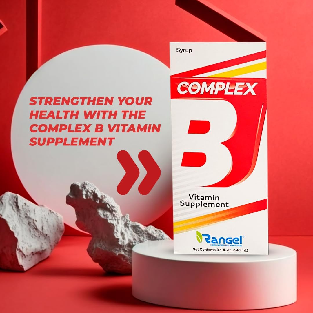 Rangel Complejo B Vitamin Supplement Liquid, 8.1 Fl Oz, Single Pack, Yellow