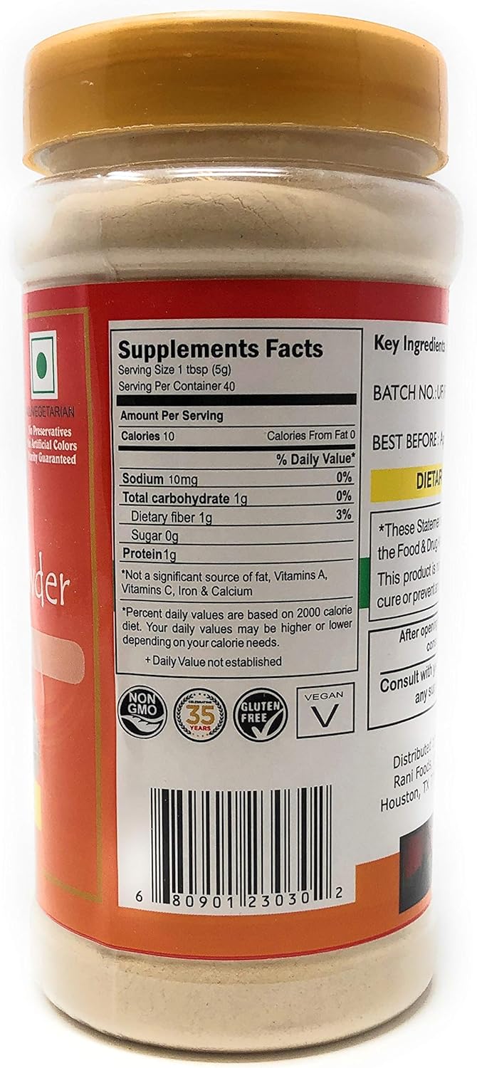 Rani Brand Ashwagandha Powder 7oz (200g) PET Jar - Authentic Indian Product, All Natural, Gluten-Friendly, Vegan, Non-GMO