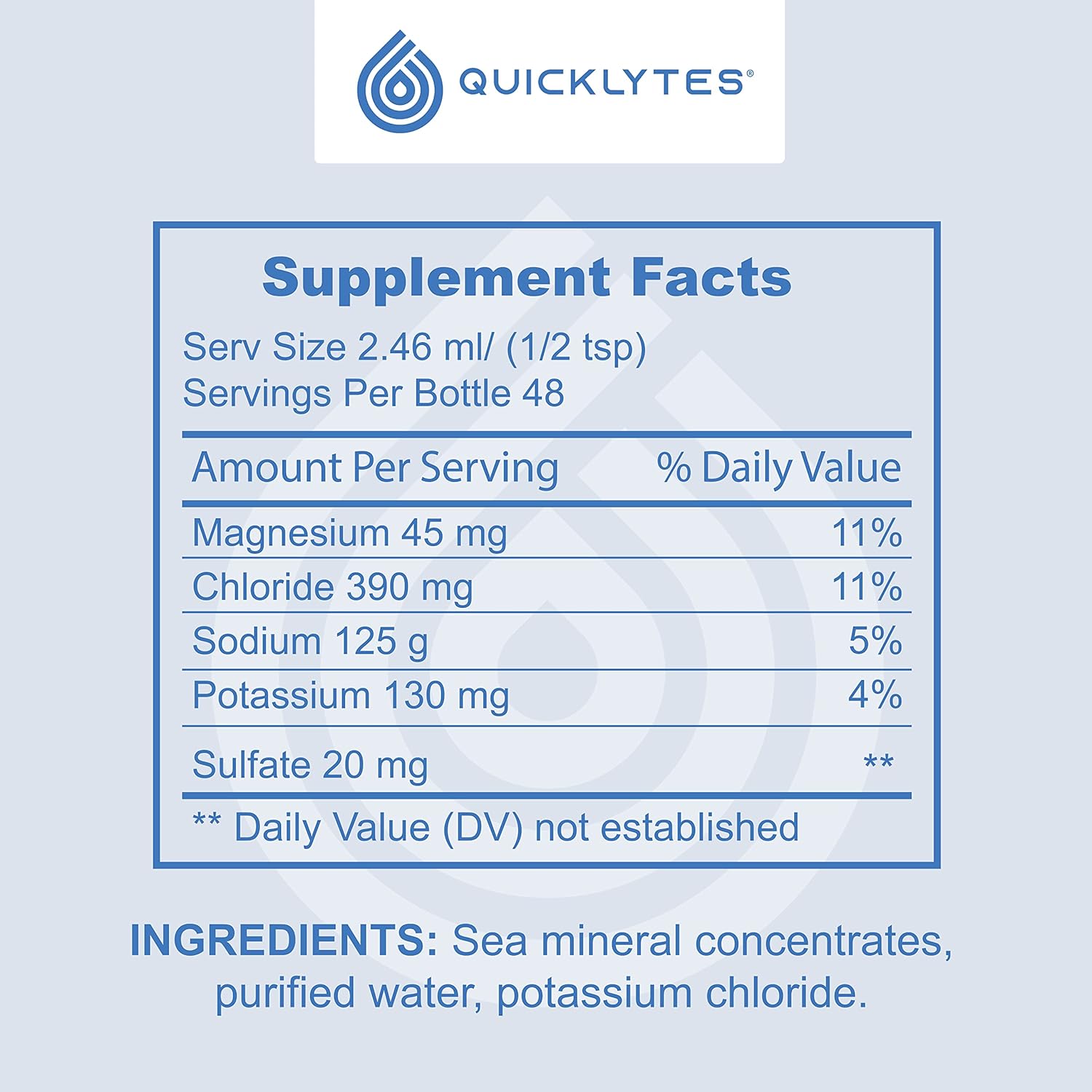 Rapid Hydration Electrolytes Supplement | No Calorie, No Sugar | Potassium, Magnesium, Sodium | Leg Cramp Relief | 48 Servings