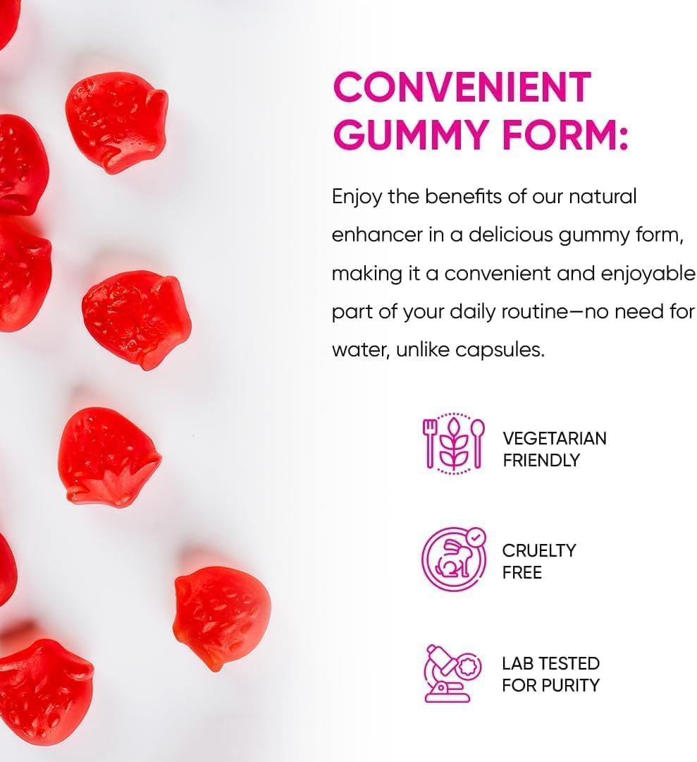 Raspberry Cum Gummies and Bottom 45 Bundle - Natural Supplements for Enhanced Experience - 2 Month Supply