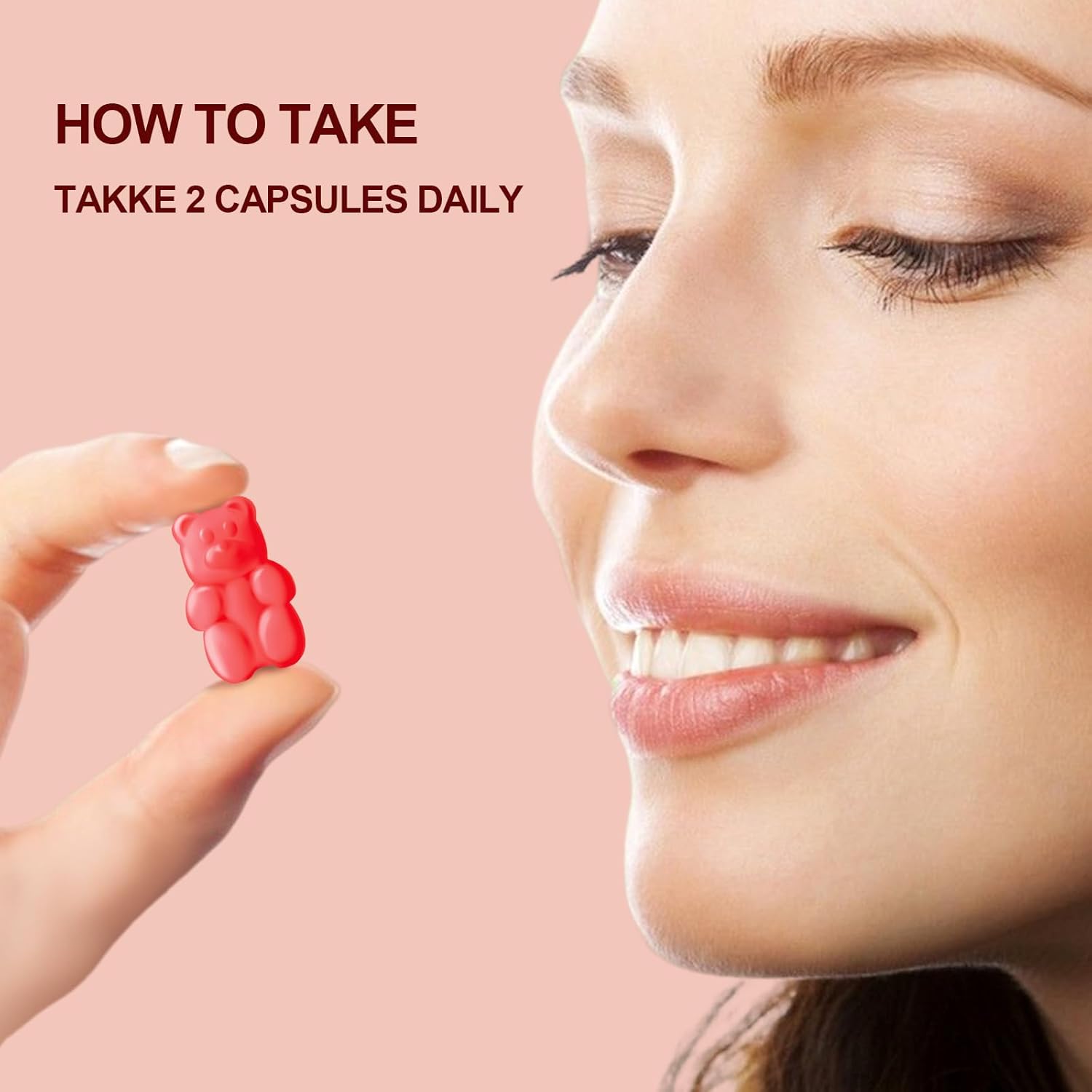Raspberry Potassium Magnesium Gummies for Leg Cramps and Muscle Relaxation, High Absorption, 60 Gummies