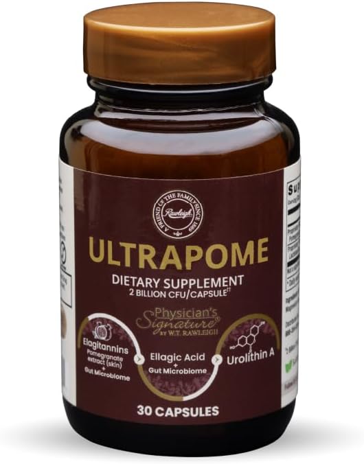 Rawleigh Ultrapome: Pomegranate Capsules with Live Cultures for Cellular Health and Energy Support