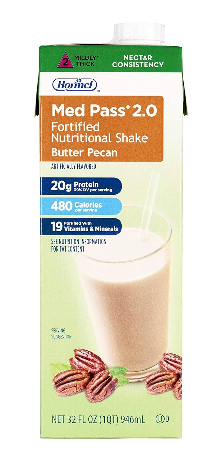 Ready-to-Use Med Pass 2.0 Butter Pecan Flavor 32 oz Box - Pack of One