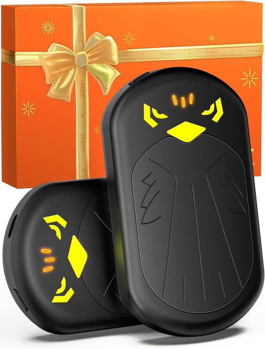 Rechargeable Hand Warmers Gift Set for Men and Women - 2 Pack Fast Heating Electric Hand Warmer Kit - Portable Hot Hands Handwarmers for Outdoors, Golf, Hunting, Camping - Includes Gift Box