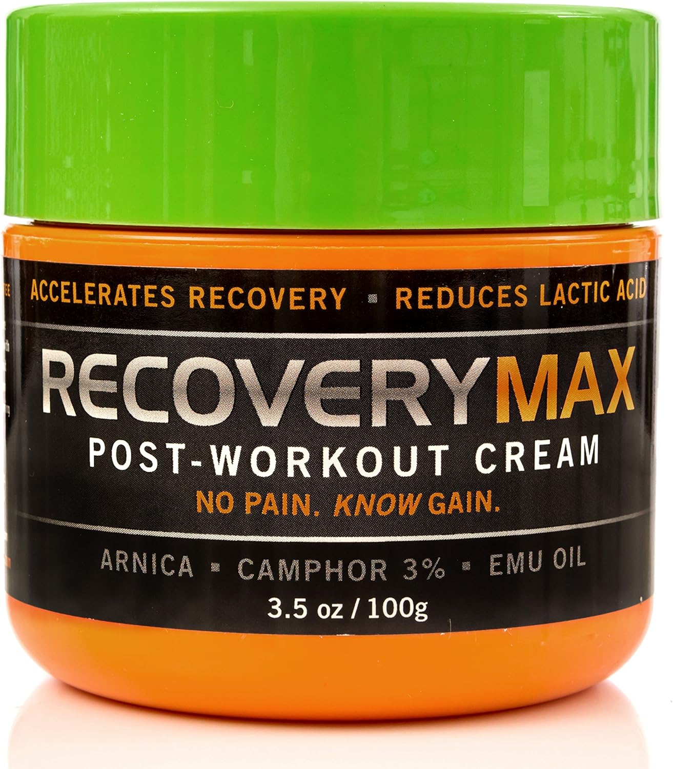 RecoveryMax Post-Workout Cream for Faster Muscle Recovery and Reduced Soreness - 3.5 oz Supplement
