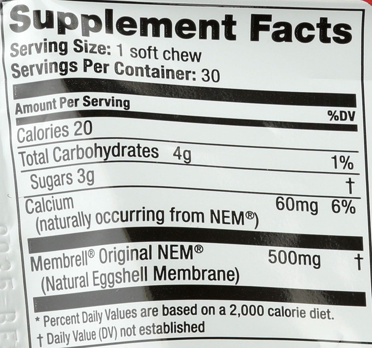 Redd Remedies Joint Health Original Soft Chews - Black Cherry Flavor, Supports Connective Tissue & Cartilage Strength, 30 Count