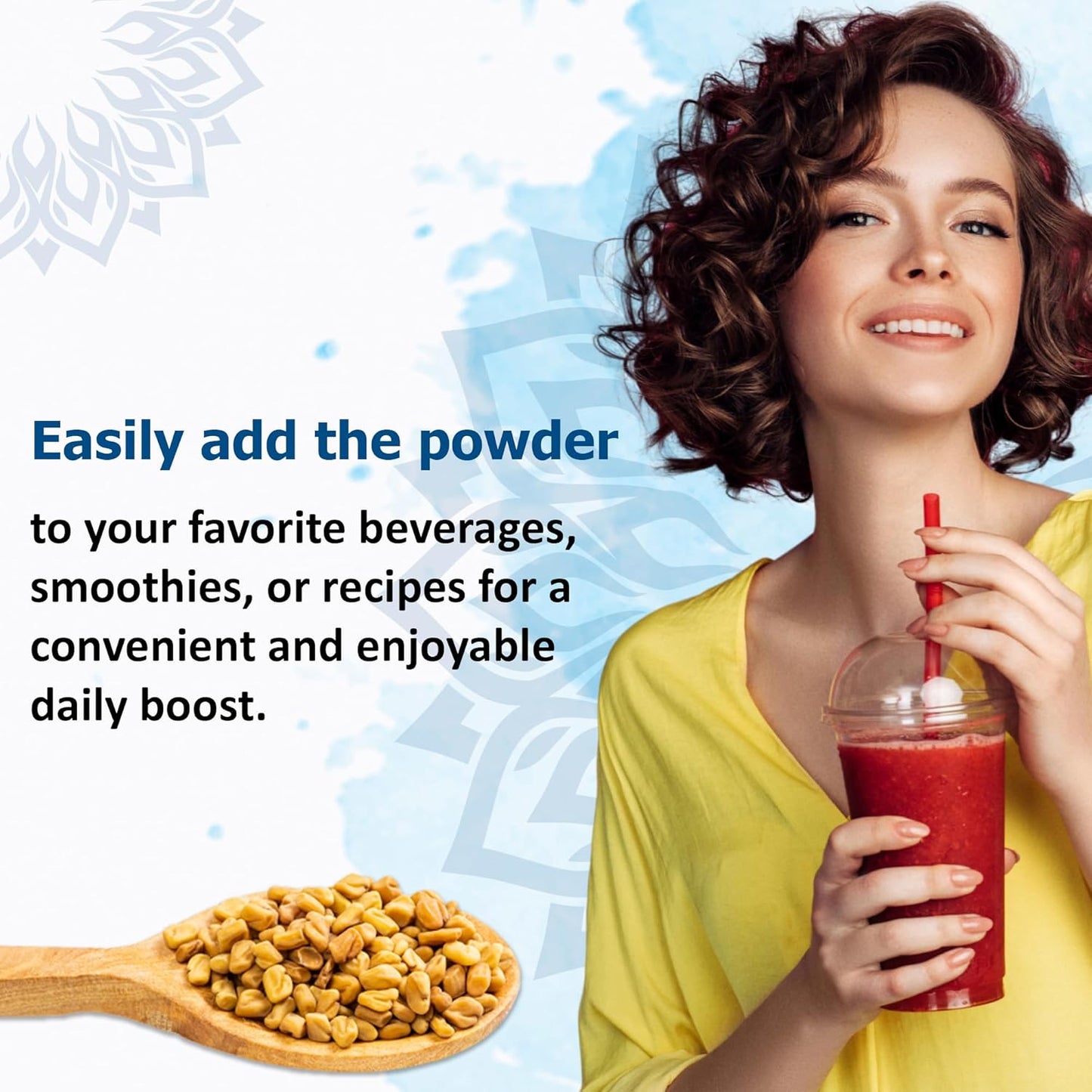Reddy Naturals Aryana FENU Fiber Powder with Muscadine Polyphenols for Metabolic Support, Immune & Gut Health - 4.2 OZ